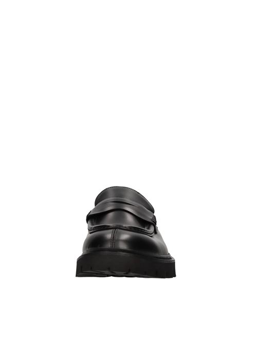 Leather moccasins CERBERO | DV301 HARLEYNERO